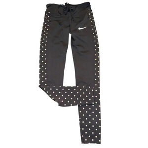 NIKE POWER running tight fit leggings size XS BLACK - NEW